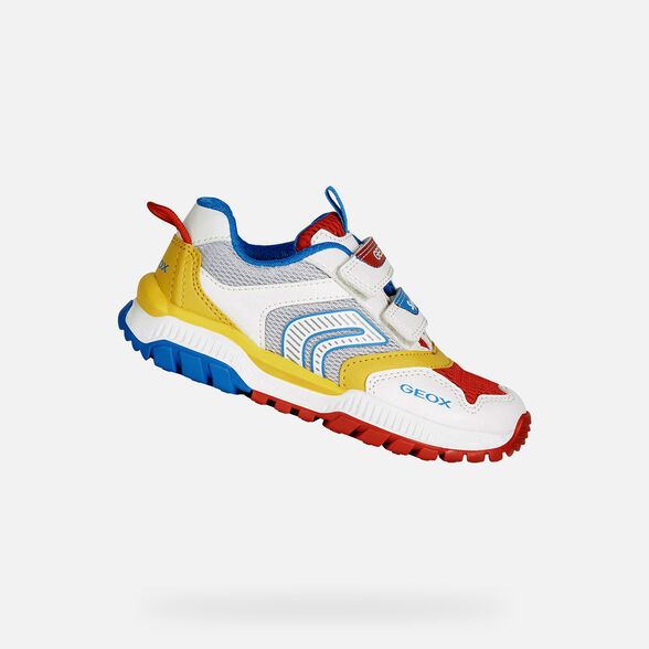 Giày geox j tuono b. a (j02axa) mesh+tumbl.synt white/multicolor