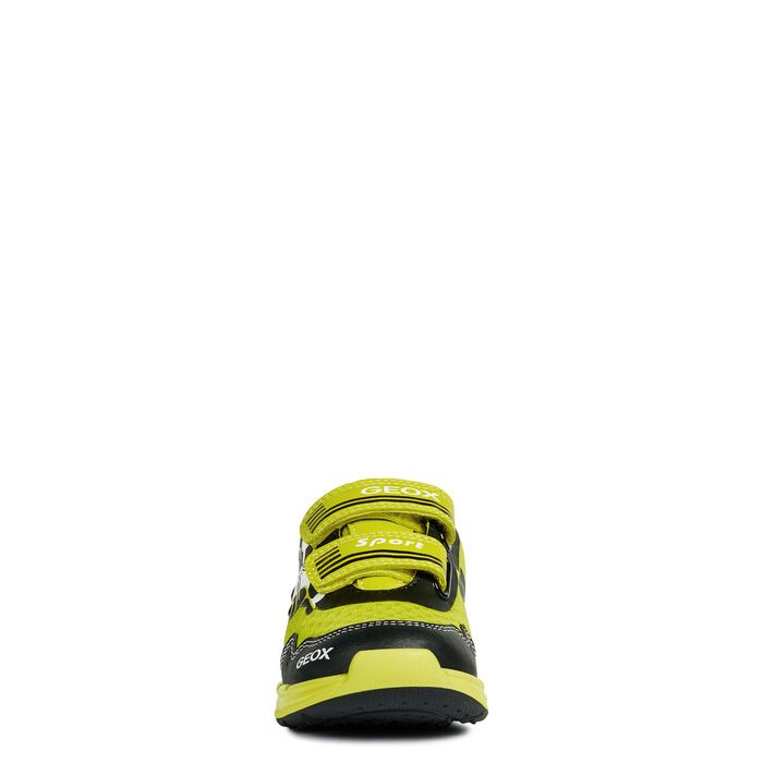 Giày sneaker geox j dakin b. b (j929fb) mesh+tumbl.synt lime/black