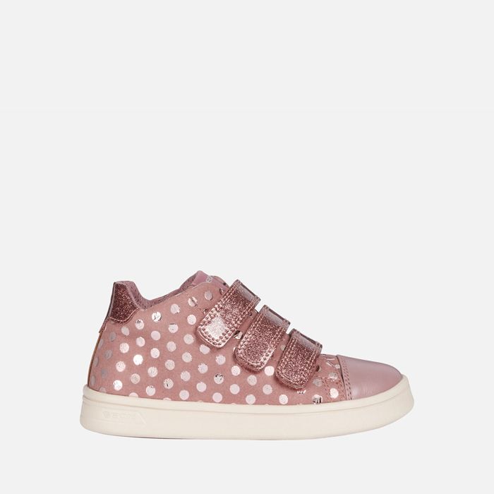 Giày sneaker geox j djrock g. d (j944md) pr.sy.su+gl.pa dk pink