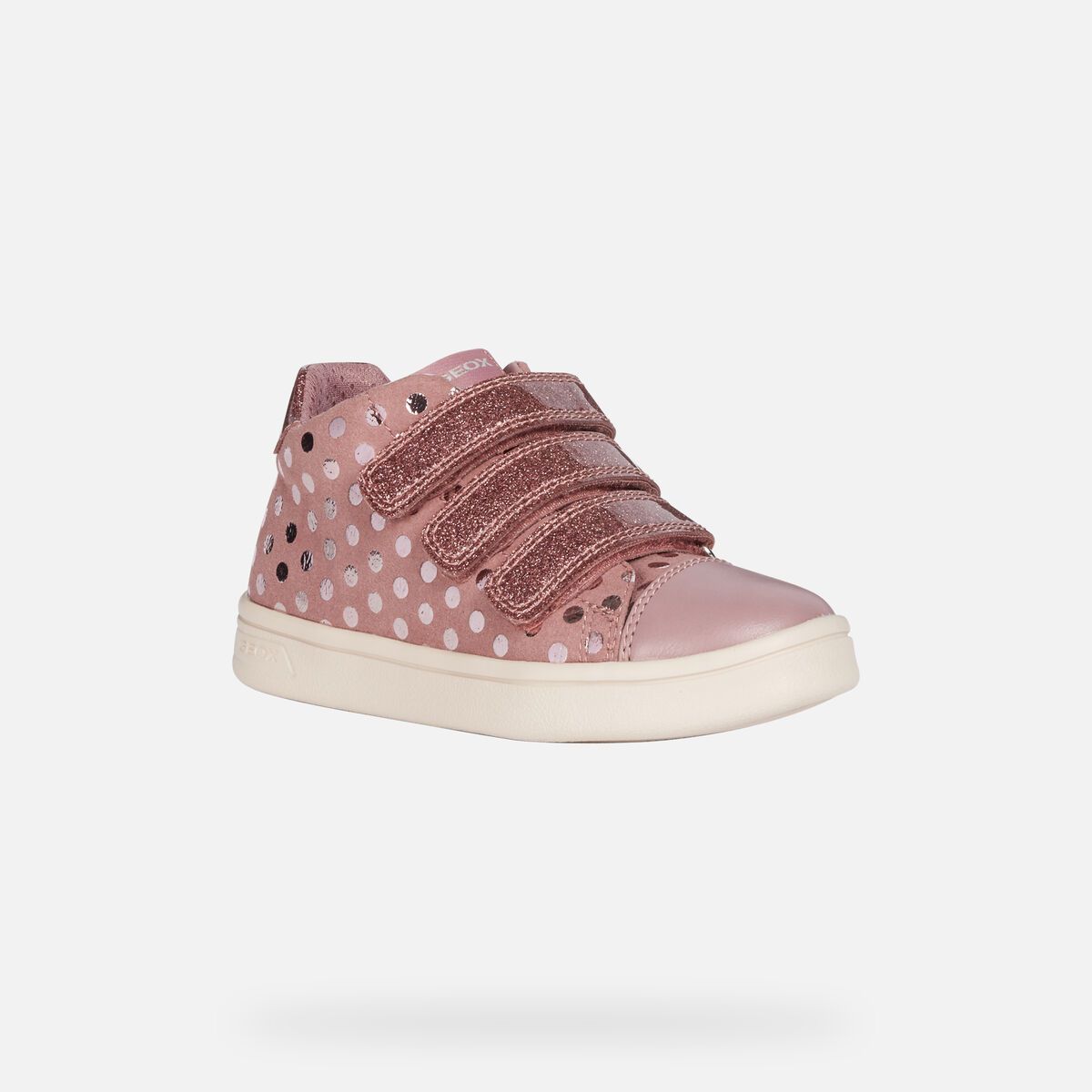 Giày sneaker geox j djrock g. d (j944md) pr.sy.su+gl.pa dk pink