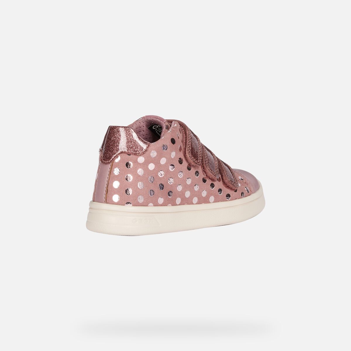 Giày sneaker geox j djrock g. d (j944md) pr.sy.su+gl.pa dk pink