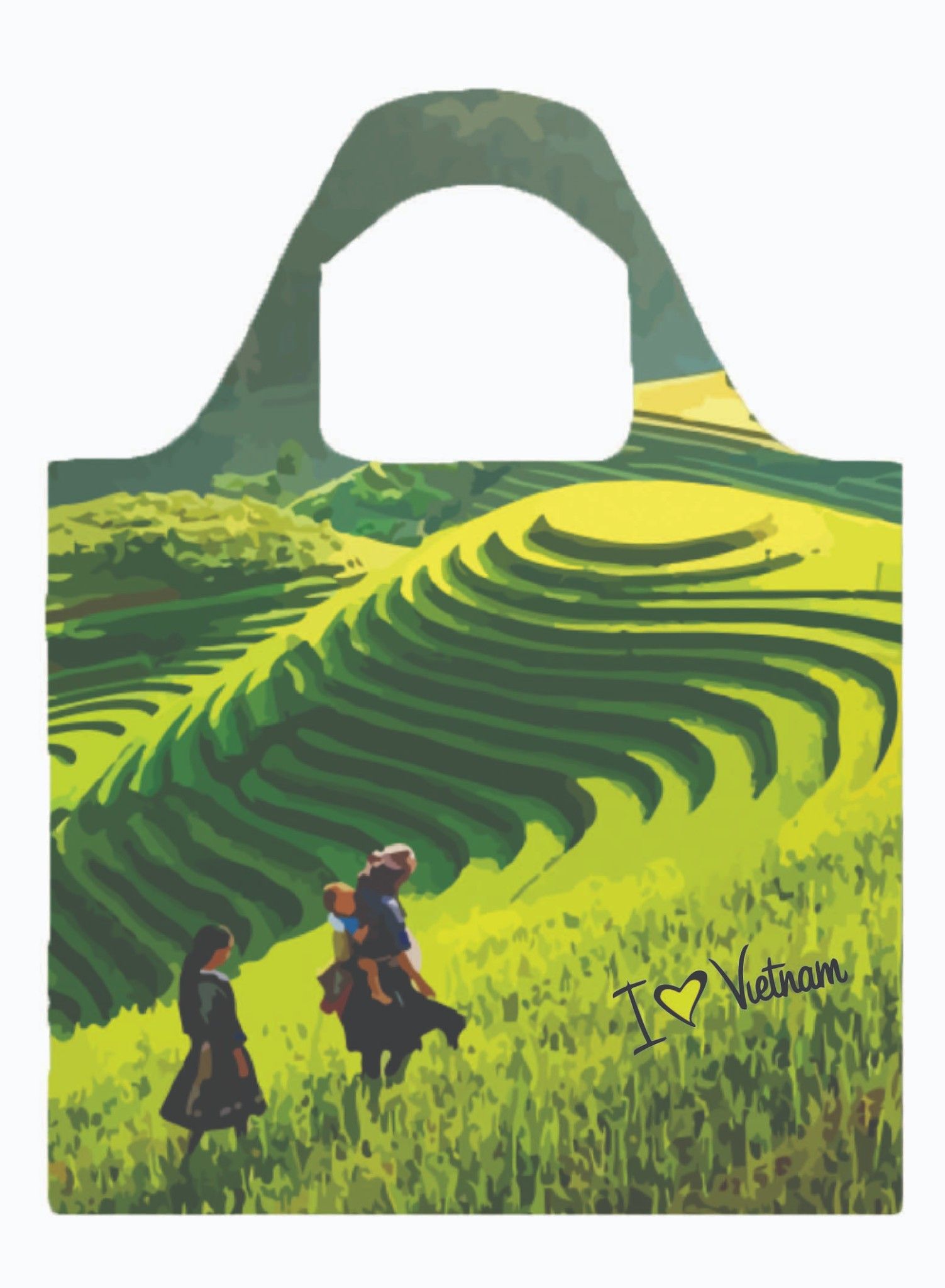 Túi XOX Large Ruộng Bậc Thang