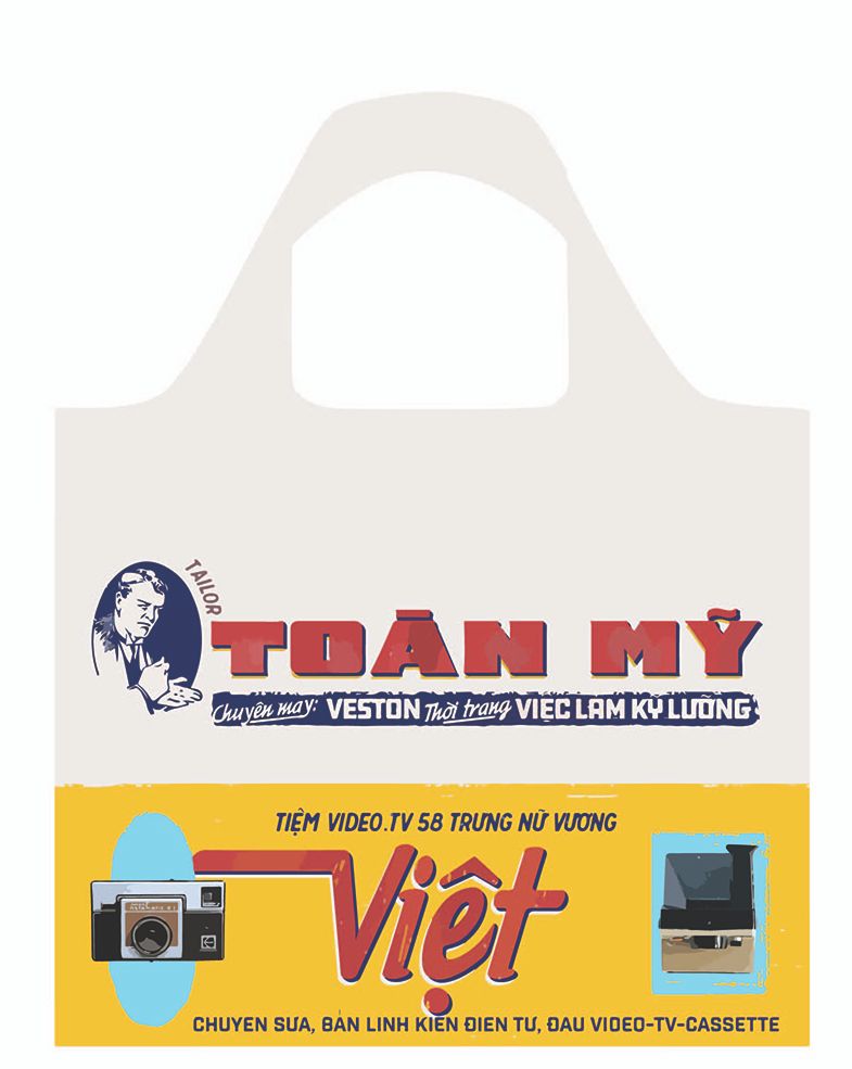 Túi XOX Large Biển Hiệu Quảng Cáo Xưa
