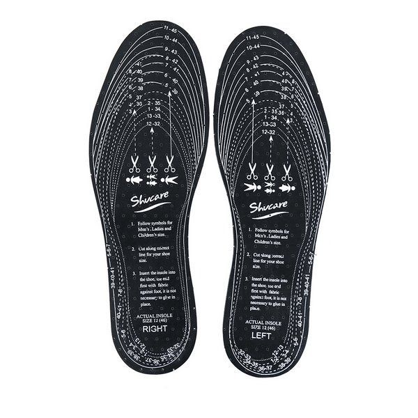  Miếng Lót Giày Khử Mùi Than Hoạt Tính Shucare Fresh Feet Charcoal Insole-Universal 