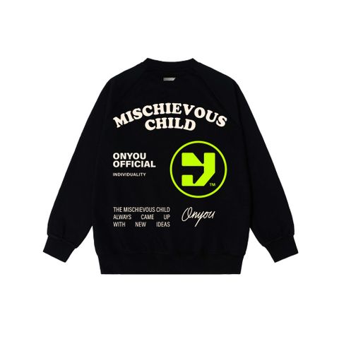  Áo Sweater Unisex ONYOU Mischievous Child SW009 