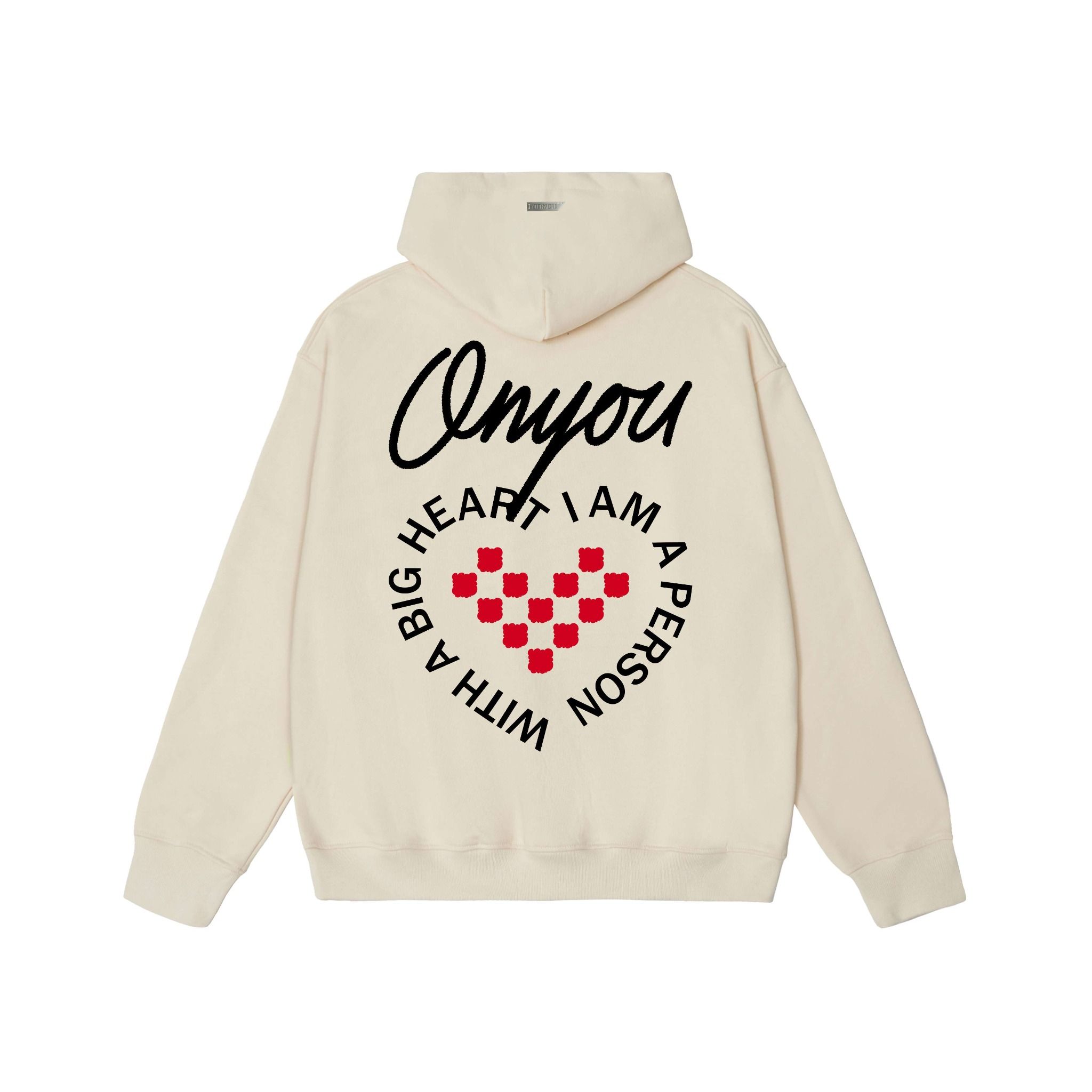  Áo Hoodie Unisex ONYOU Big Heart HD007 