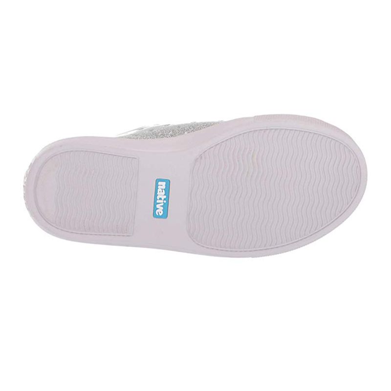 Giày native j monaco glitter junior (22104407) silver glitter/ mist grey
