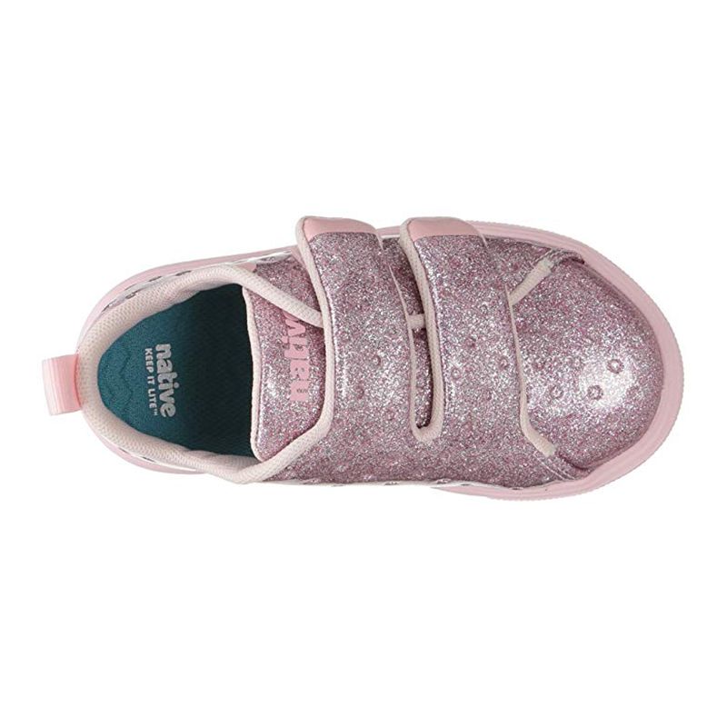 Giày Sneaker Trẻ Em Native C Monaco Velcro Glitter Child