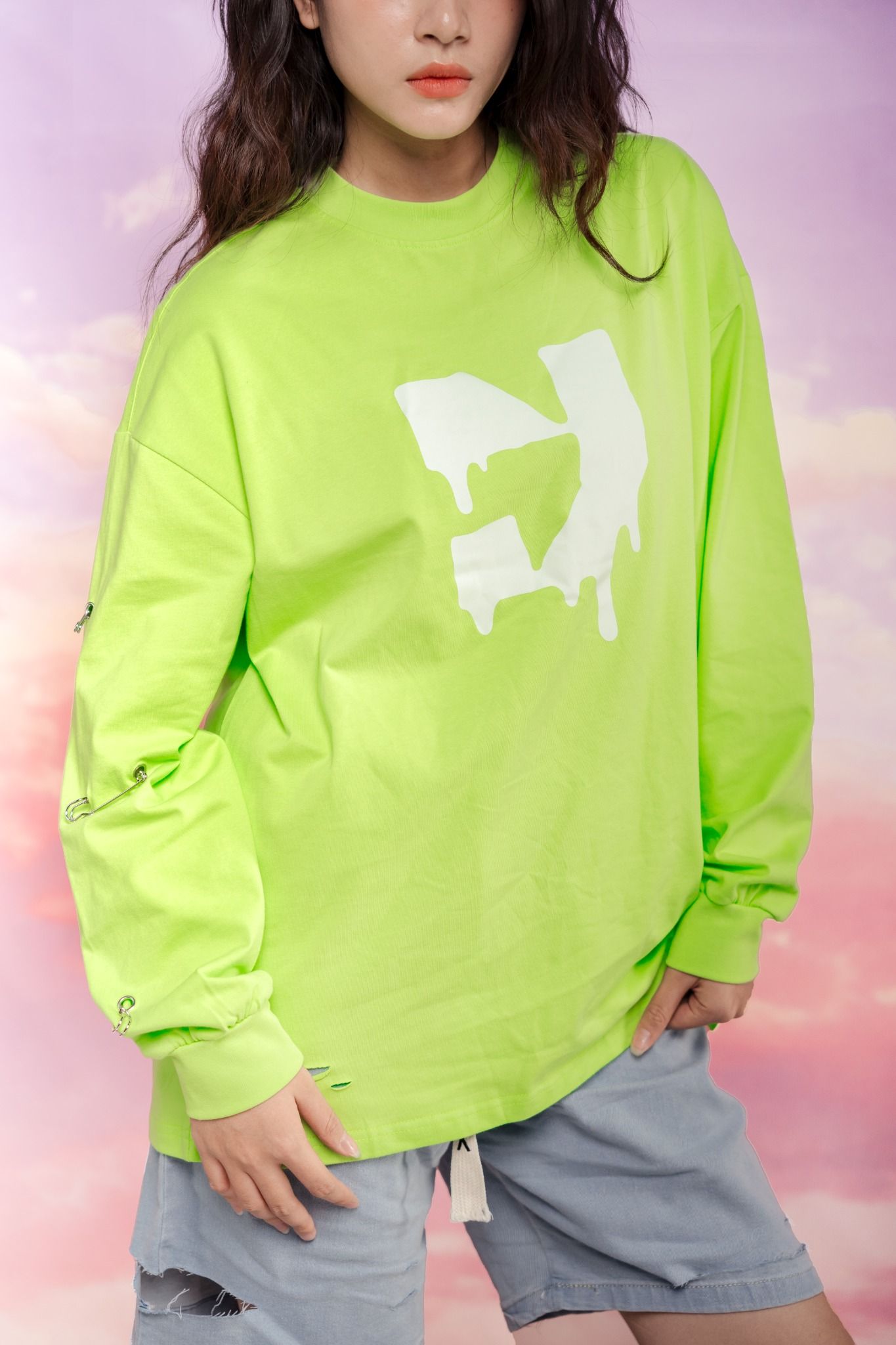  Áo Long Tee Unisex ONYOU Glowing Liquid LT005 