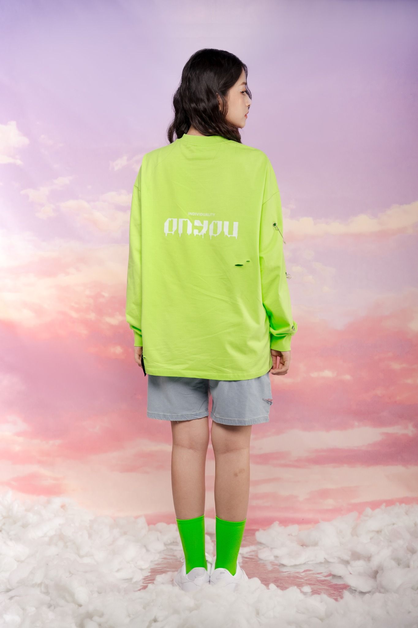  Áo Long Tee Unisex ONYOU Glowing Liquid LT005 