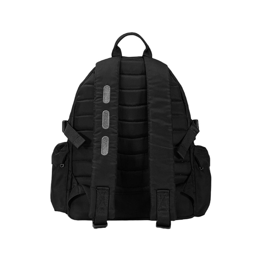  Balo Unisex 5THEWAY® /mono colo/ BOXY ROCKET BACKPACK™ - ONYX 