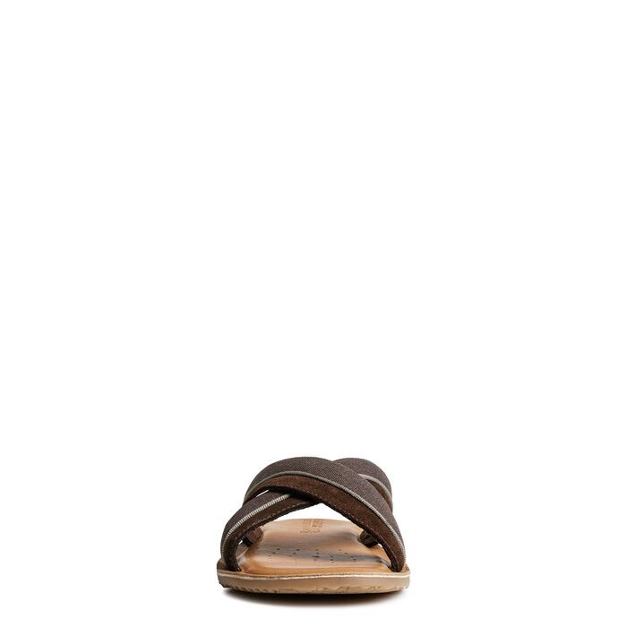Dép geox u artie f (u92v1f) suede+wash.canvas brown