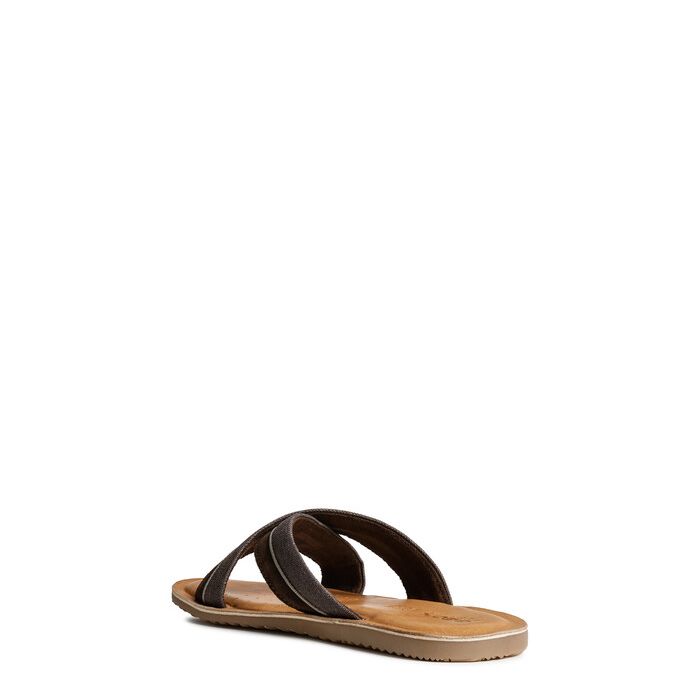 Dép geox u artie f (u92v1f) suede+wash.canvas brown