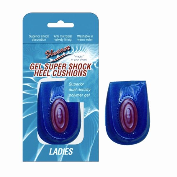  Miếng Lót Giày Bảo Vệ Gót Chân Shucare Gel Super Shock Heel Cushion Women 