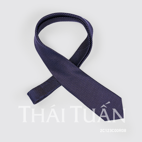 2C123C00R08 Cravat Họa Tiết Chấm Bi