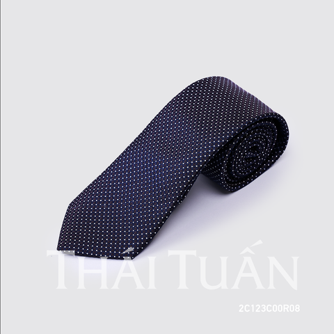 2C123C00R08 Cravat Họa Tiết Chấm Bi