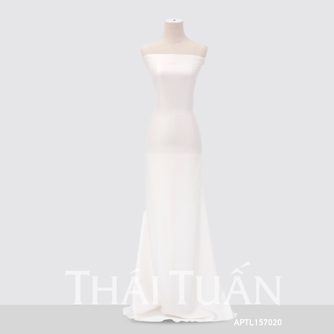 Vải Satin Diamond Trơn Màu Trắng