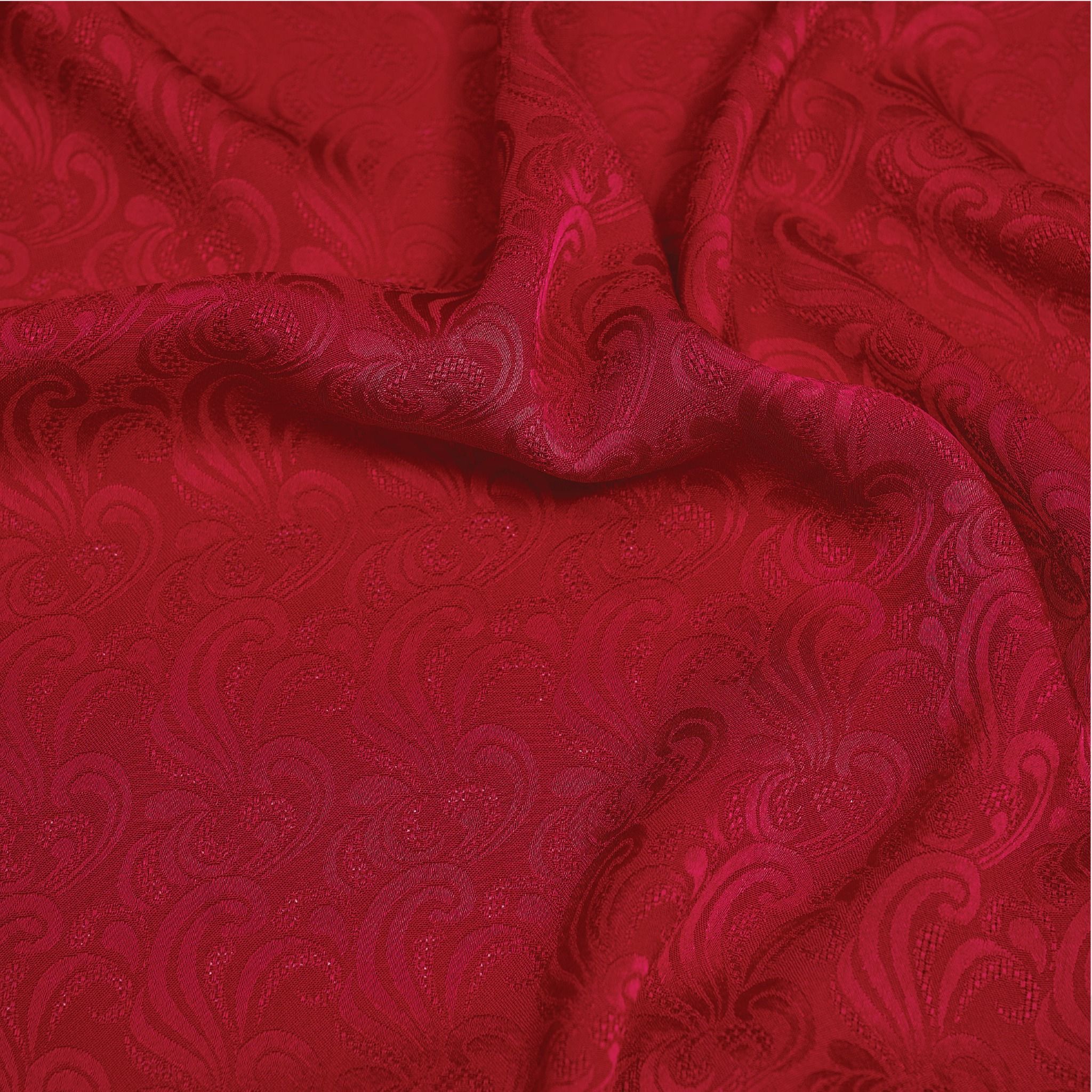 DYAN001031 Vải Gấm Mộc Vân Màu Đỏ Khổ 1m15