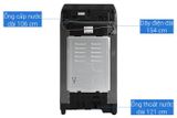 Máy giặt cửa trên Samsung WA95CG4545BDSV 9.5kg