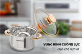 Bộ nồi chảo INOX 5 đáy SUNHOUSE SHG789