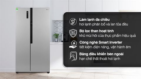 Tủ lạnh LG GR-B256JDS 519lit