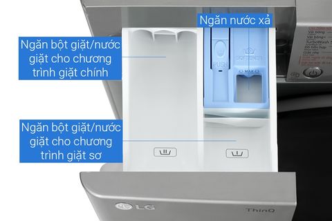 Máy giặt sấy cửa ngang LG 10kg FV1410D4P