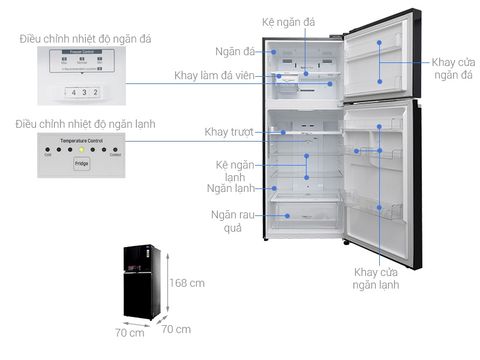 Tủ lạnh LG 393lit GN-L422GB