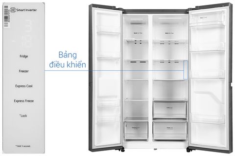 Tủ lạnh LG 649lit GR-B257JDS