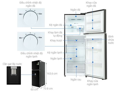 Tủ lạnh LG 314lit GN-D312BL