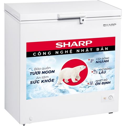 Tủ đông SHARP FJ-C145V-WH 1 chế độ 145lit