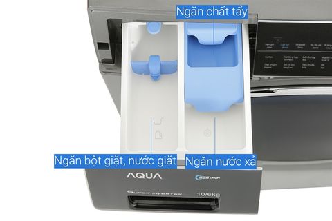 Máy giặt AQUA AQD-A1200H.PS cửa ngang 12kg