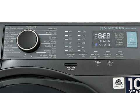 Máy giặt cửa ngang Electrolux 9kg EWF9024P5SB