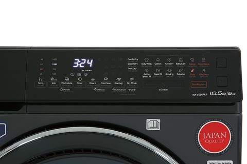 Máy giặt sấy Panasonic NA-S056FR1BV cửa ngang 10.5kg/ 6kg