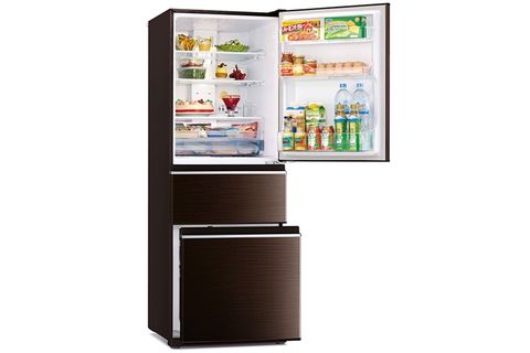Tủ lạnh MITSUBISHI MR-CX41 ER nâu vân gỗ BRW