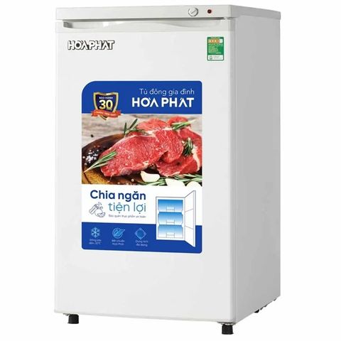 Tủ đông đứng Hòa Phát UAH6106 4 ngăn 106 lít