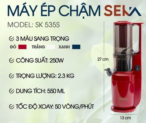 Máy ép chậm SEKA SK535SS