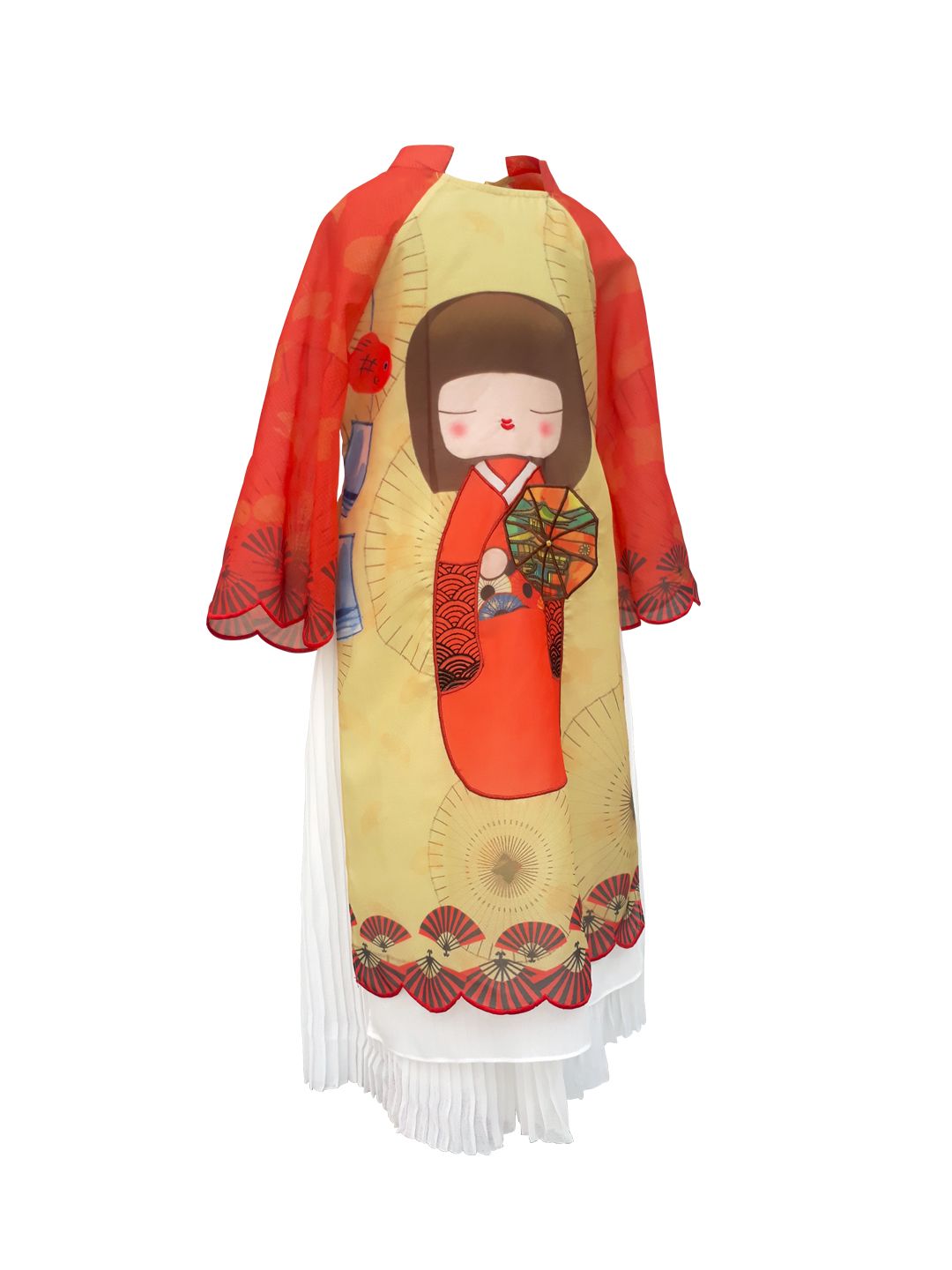 Áo dài búp bê thêu