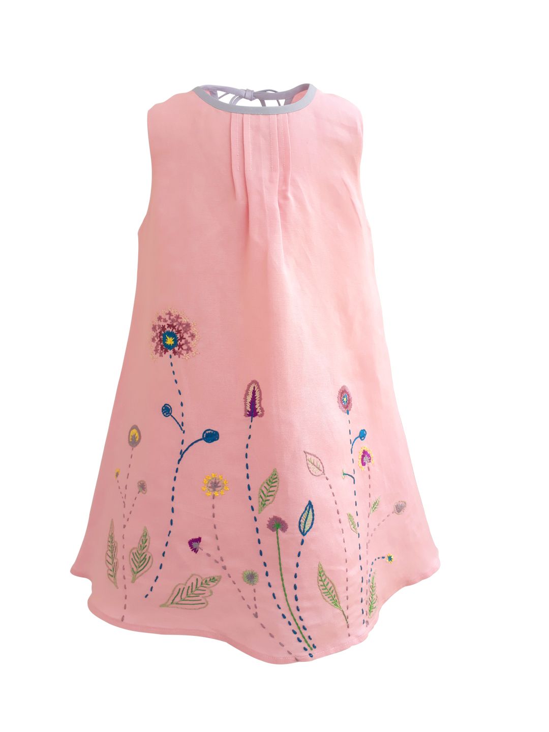 Đầm linen A thêu