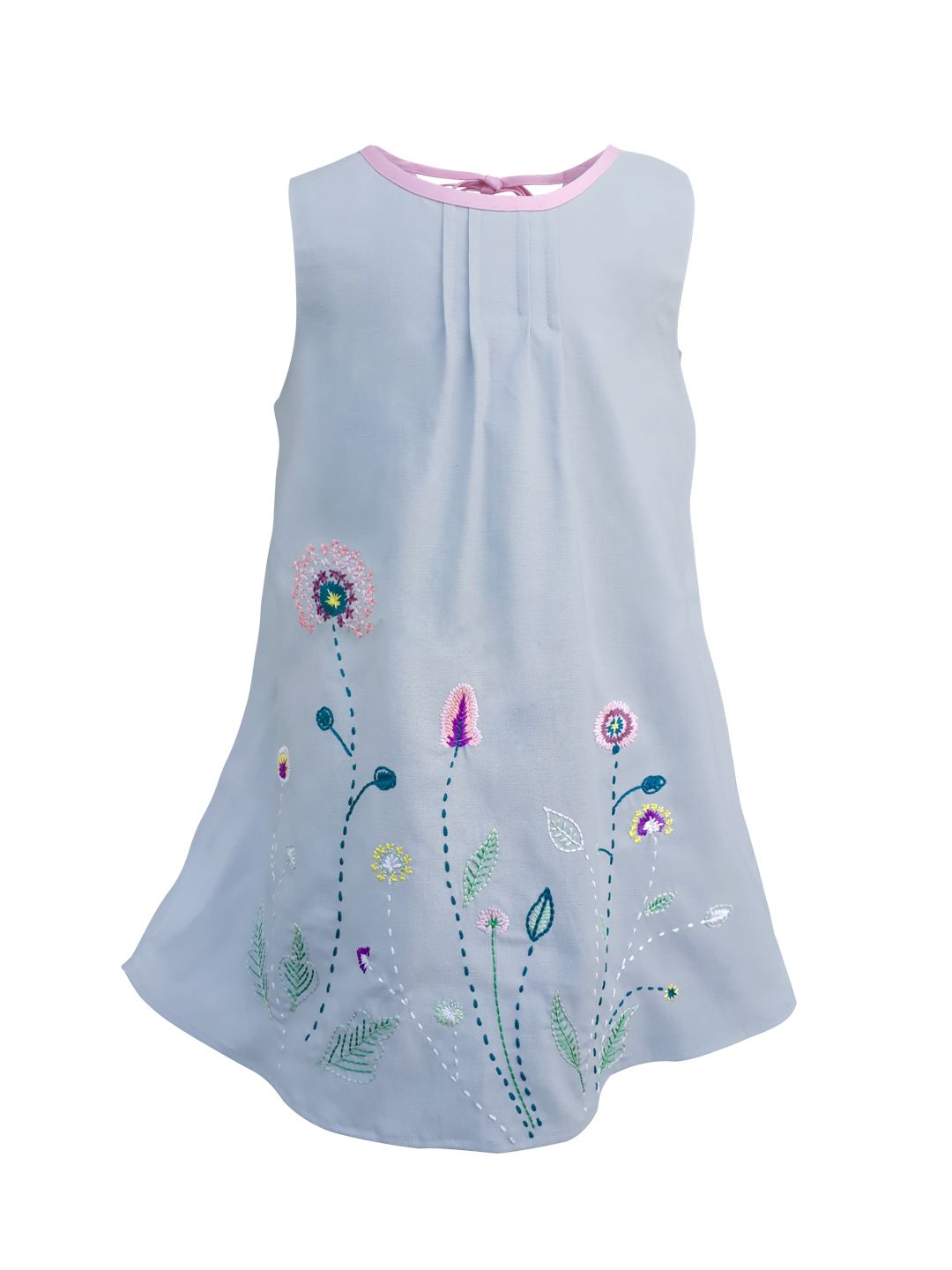 Đầm linen A thêu