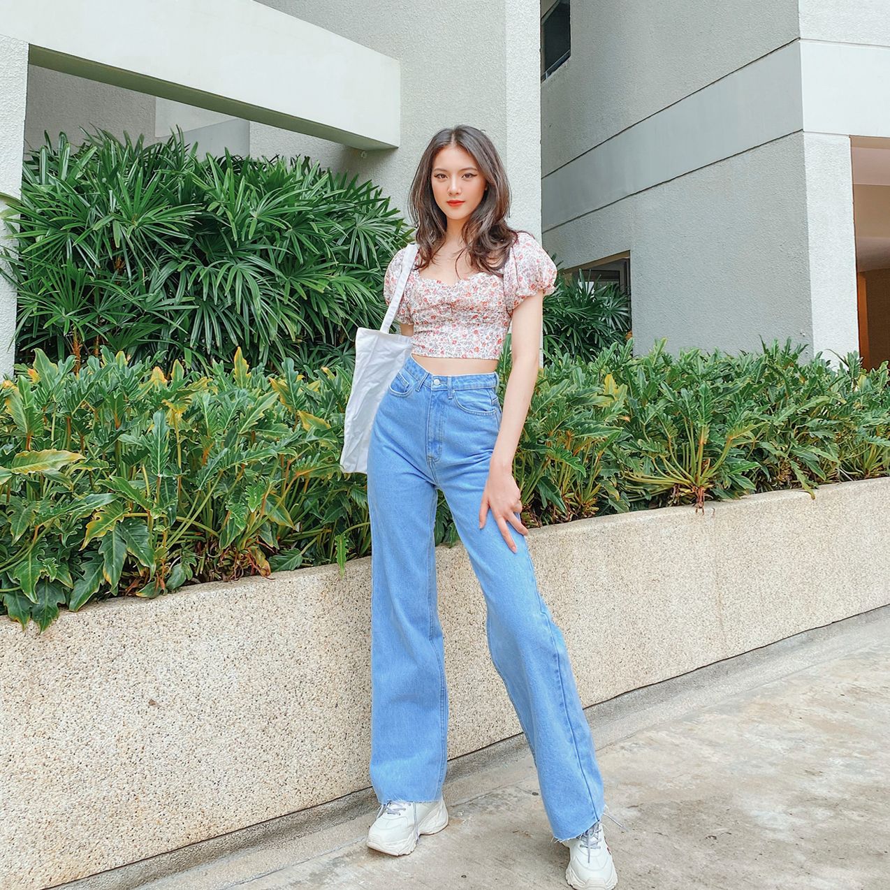 Long Denim Jeans