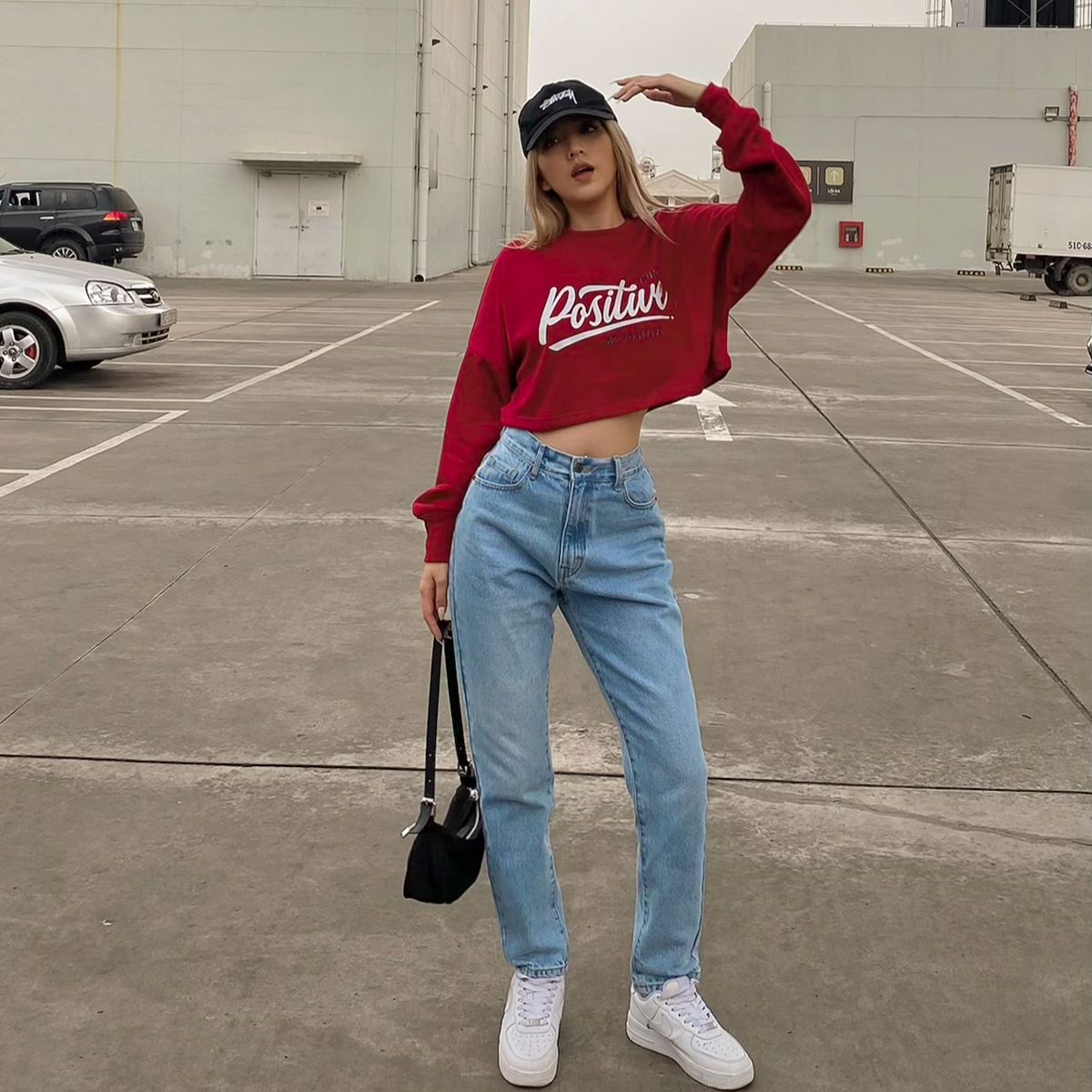 Positive Tshirt Croptop