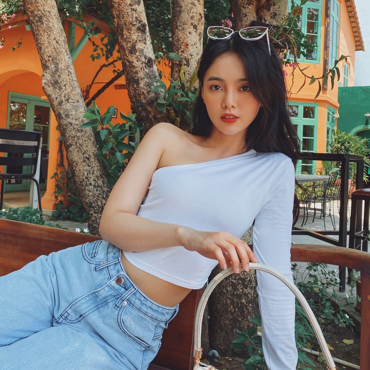One shoulder TShirt