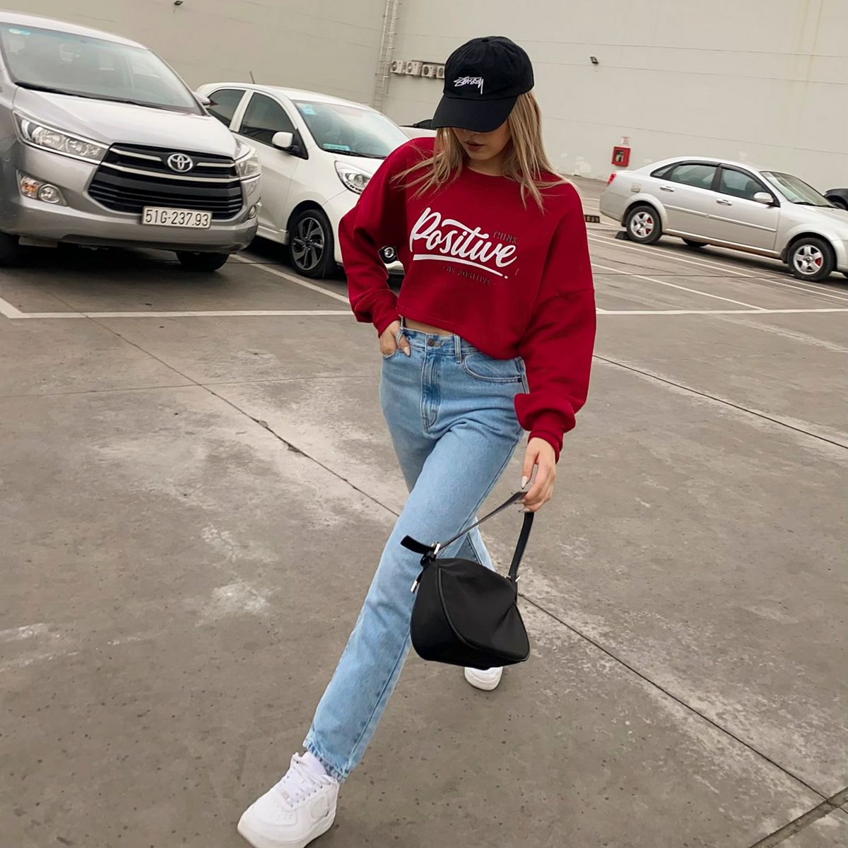 Positive Tshirt Croptop