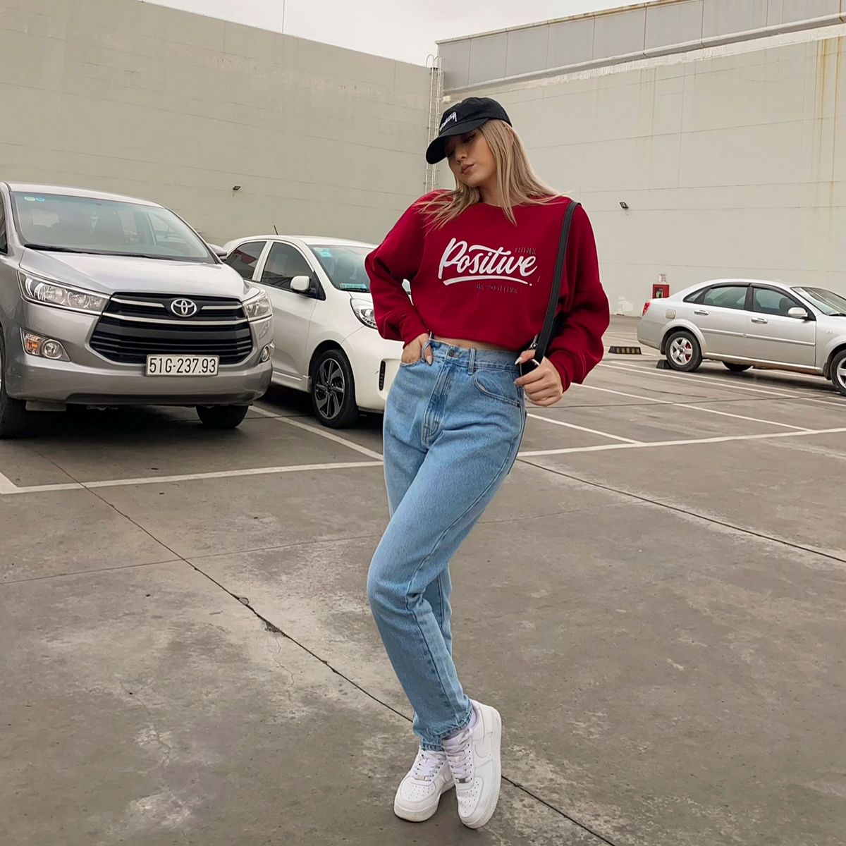 Positive Tshirt Croptop