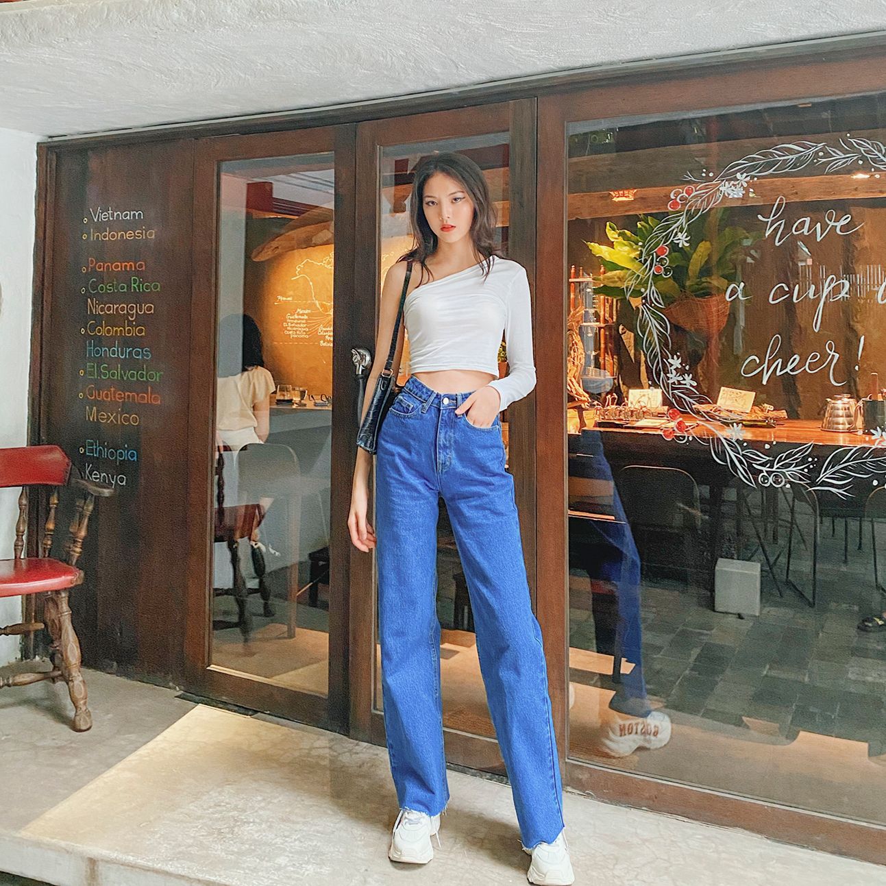 Long Denim Jeans