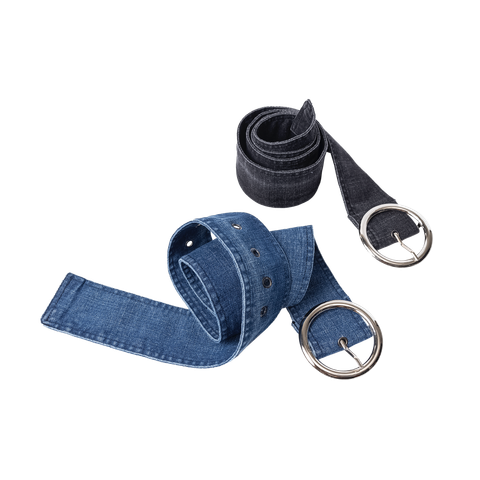  BLUM - Circle Buckle Denim Belt 