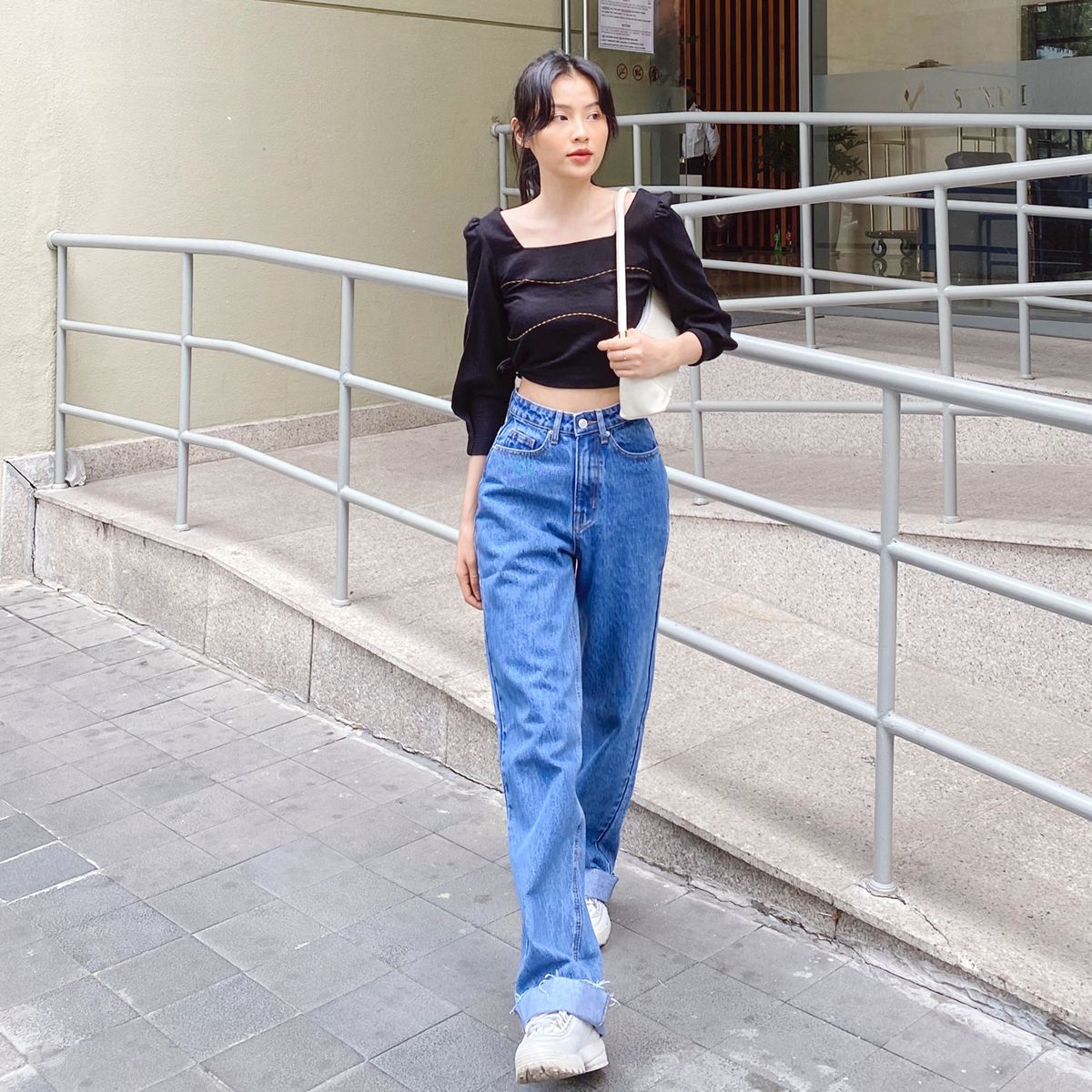 Long Denim Jeans