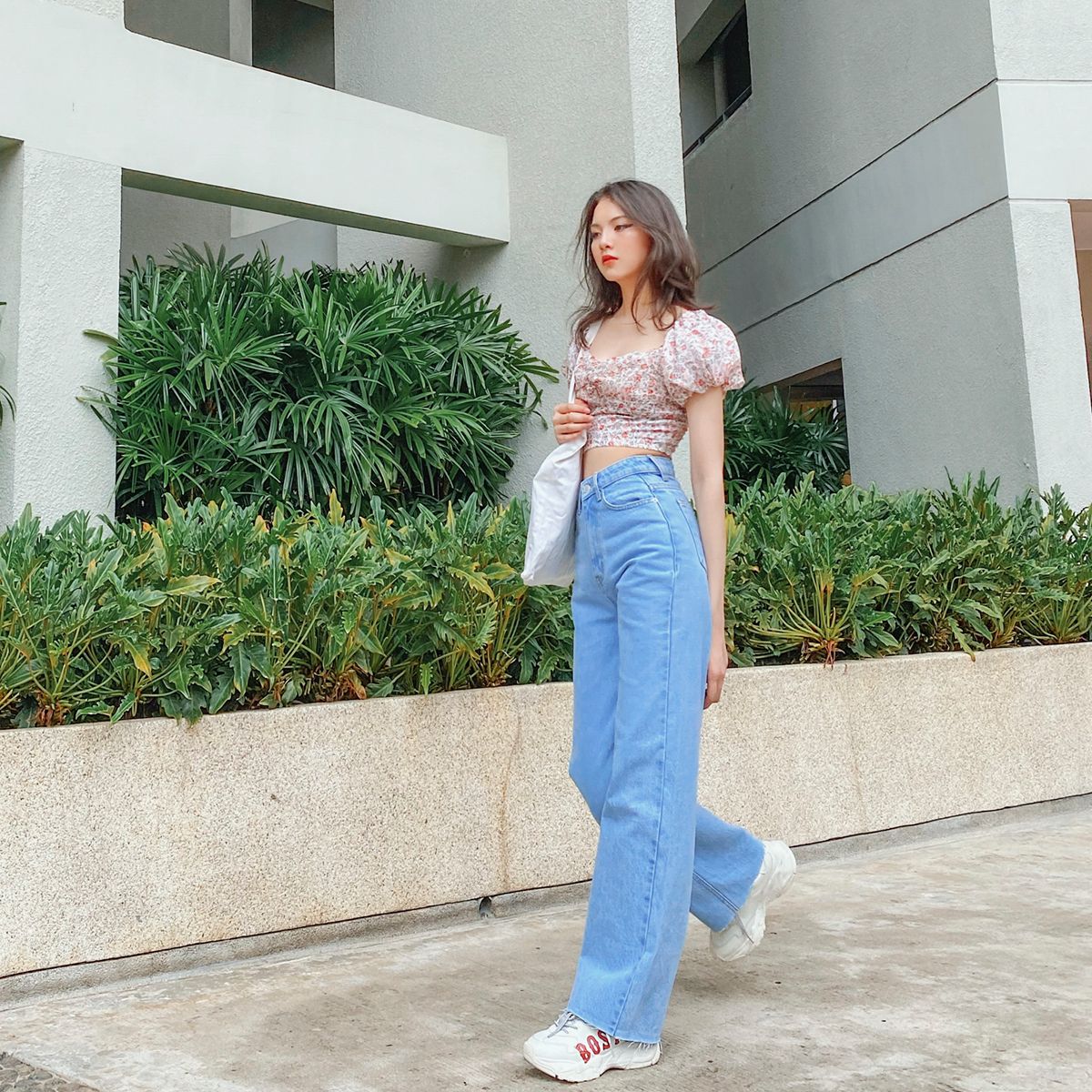 Long Denim Jeans