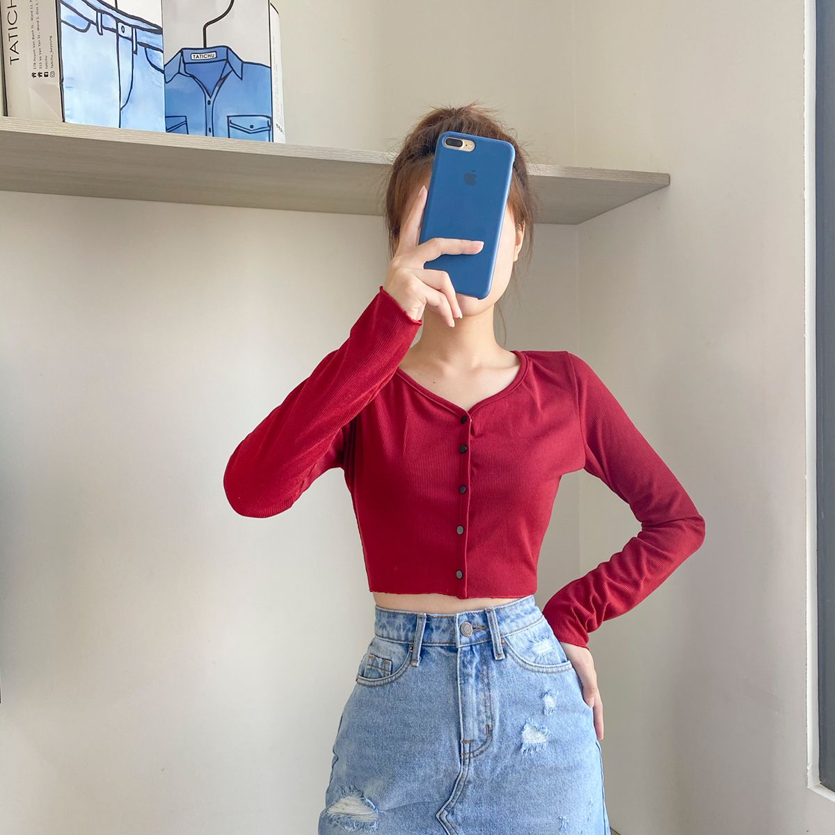 Buttons T shirt