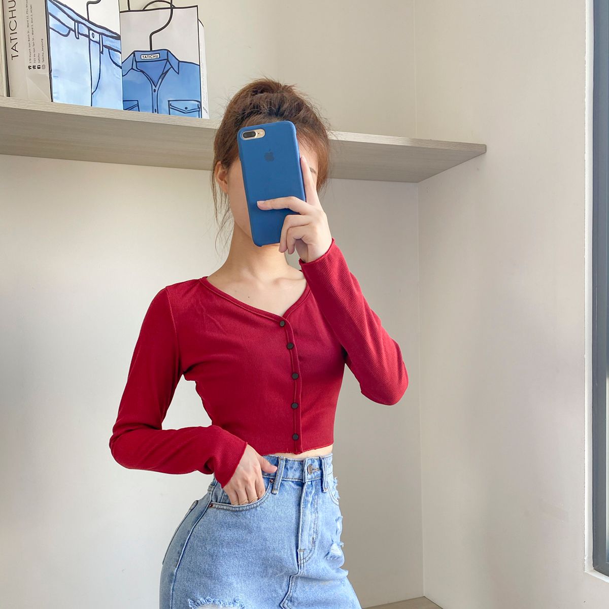 Buttons T shirt